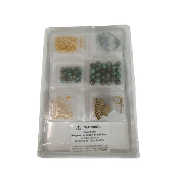 Annie's Simply Beads Kit of the Month Club Queen of the Nile Jewelry DIY Set - Picture 2 of 7
